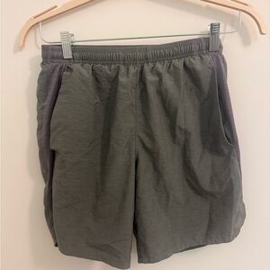 Nike Men's Charcoal 7 Inch Inseam Lined Athletic Shorts